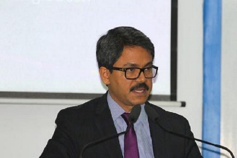 State Minister for Foreign Affairs M Shahriar Alam speaking at an event in this undated photo. Photo: FE