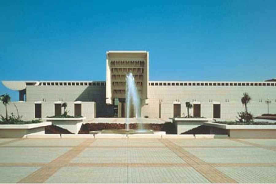 The royal state palace in Jeddah, Saudi Arabia, overlooks the Red Sea and is used by the Saudi Arabian king and crown prince for receiving guests. Photo: Kajima Corporation