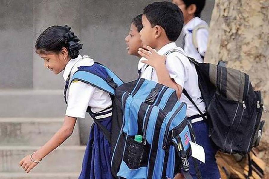 Burden of school bags on children   