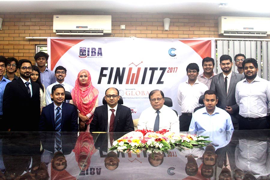 Officials and organisers at the launching ceremony of FINWITZ-2017