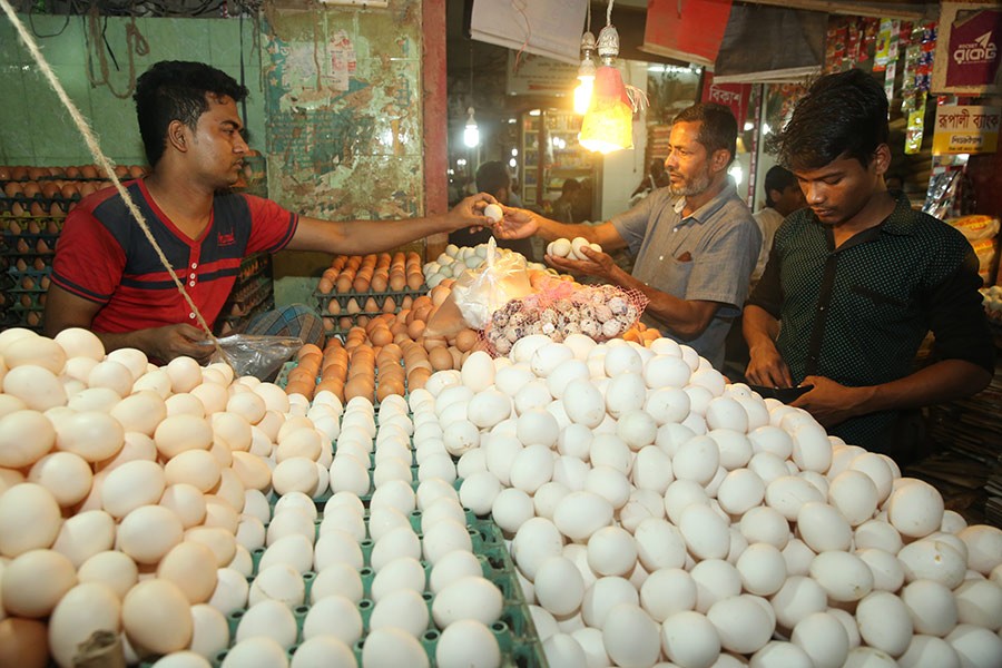 Intake of eggs and chickens has jumped significantly over the last six years