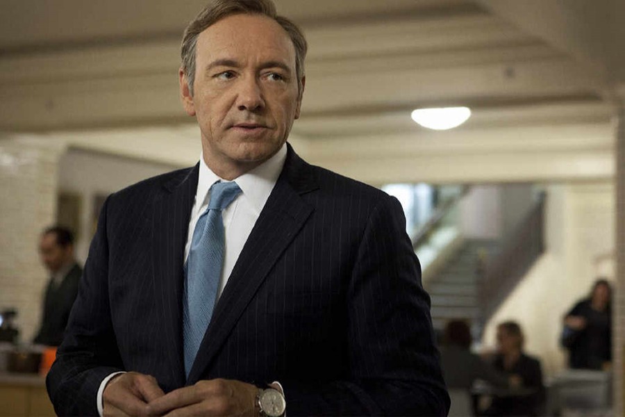 Kevin Spacey plays the ruthless American politician Frank Underwood in House of Cards. Courtesy: Netflix