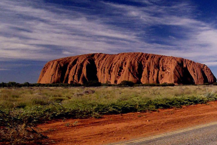 Uluru, Australia: Otherwise known as Ayers Rock, the 348m-high sandstone formation in central Australia is 9.4km in circumference and is a natural wonder particularly sacred to aboriginals (AP photo)