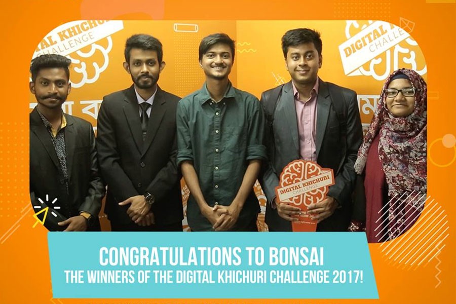 Team Bonsai wins Digital Khichuri Challenge