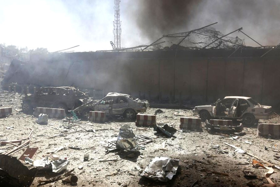 Damaged cars are seen after a blast at the site of the incident in Kabul, Afghanistan May 31, 2017 (Reuters file photo used for representational purpose)