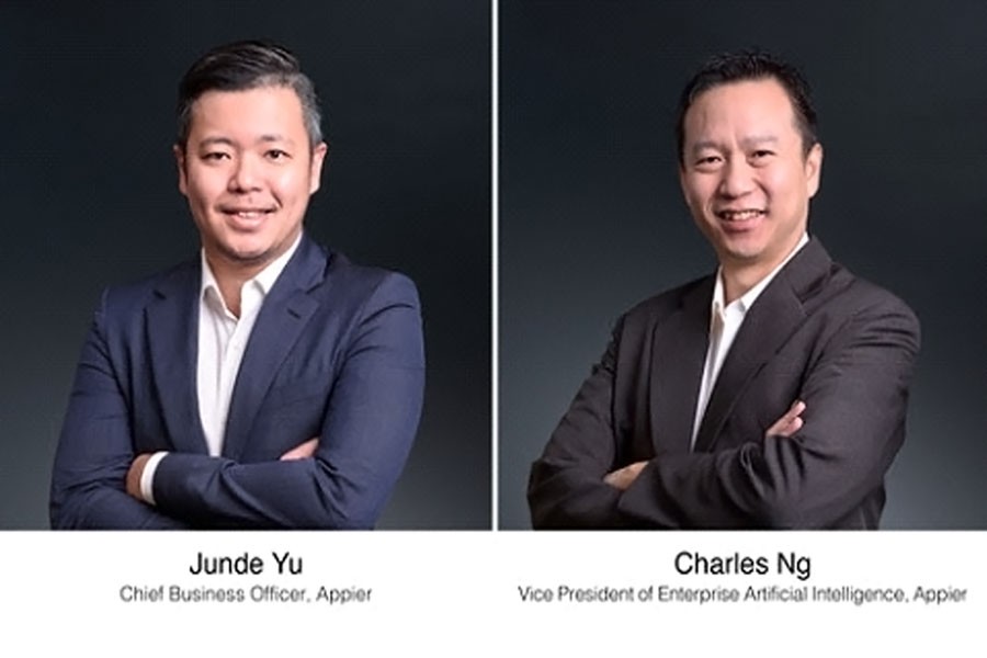 (From left to right) Junde Yu and Charles Ng