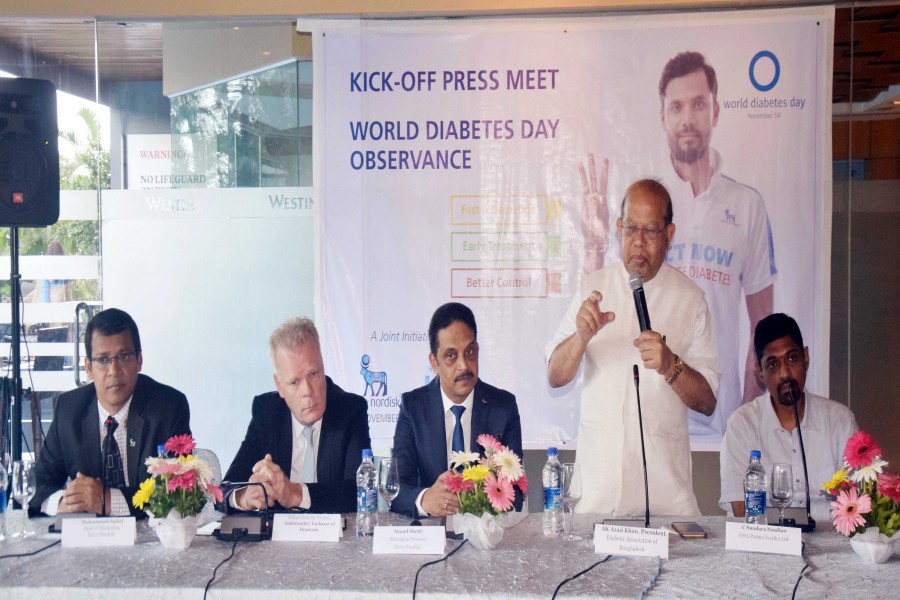 Massive awareness campaign on diabetes