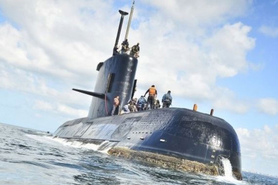 Argentine missing sub emits signal