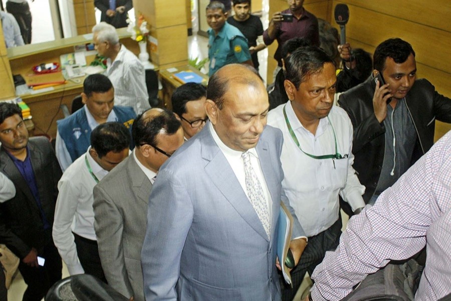 Former BASIC Bank Chairman Sheikh Abdul Hye Bachchu is accused of a Tk 35 billion loan fraud.  Photo: Focus Bangla