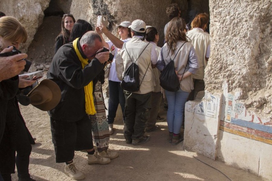 Archaeologists discover 3,500-year old tomb in Egypt