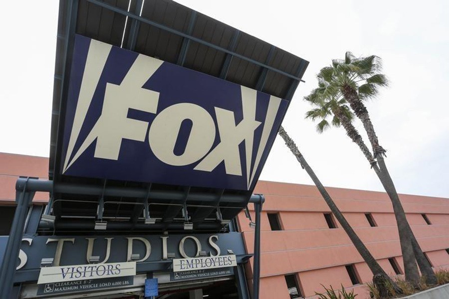 A sign is pictured at a vehicle entrance to Fox Studios in Los Angeles, California. - Reuters file photo