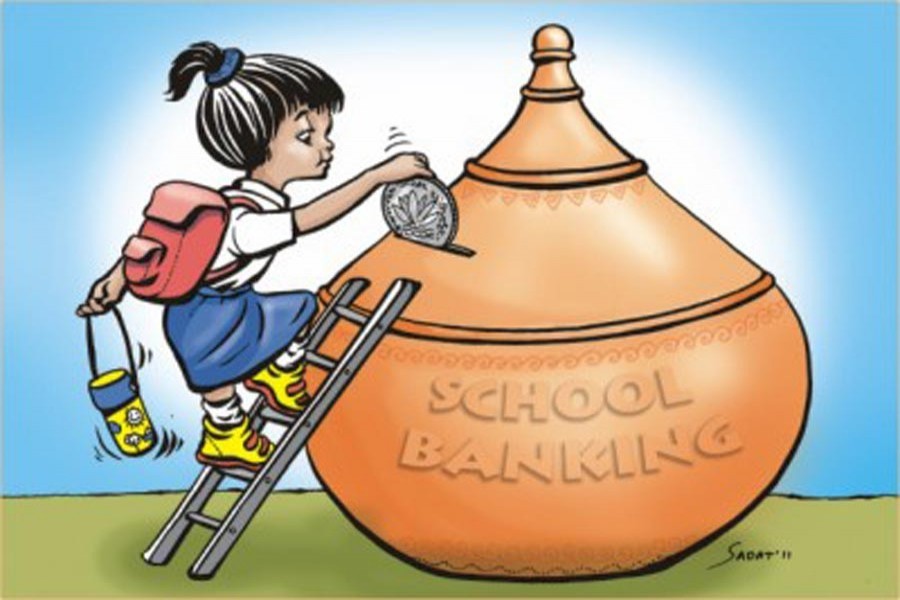 School banking deposits cross Tk 12b