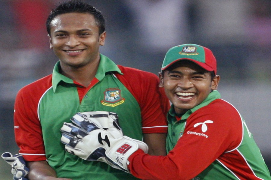 Shakib Al Hasan and Mushfiqur Rahim