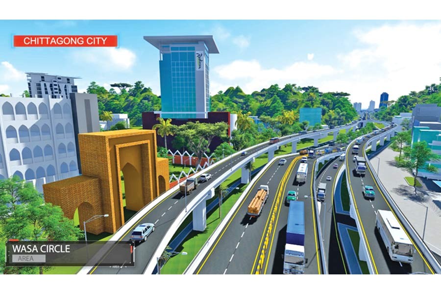 Elevated expressway to connect port is a sensible option   