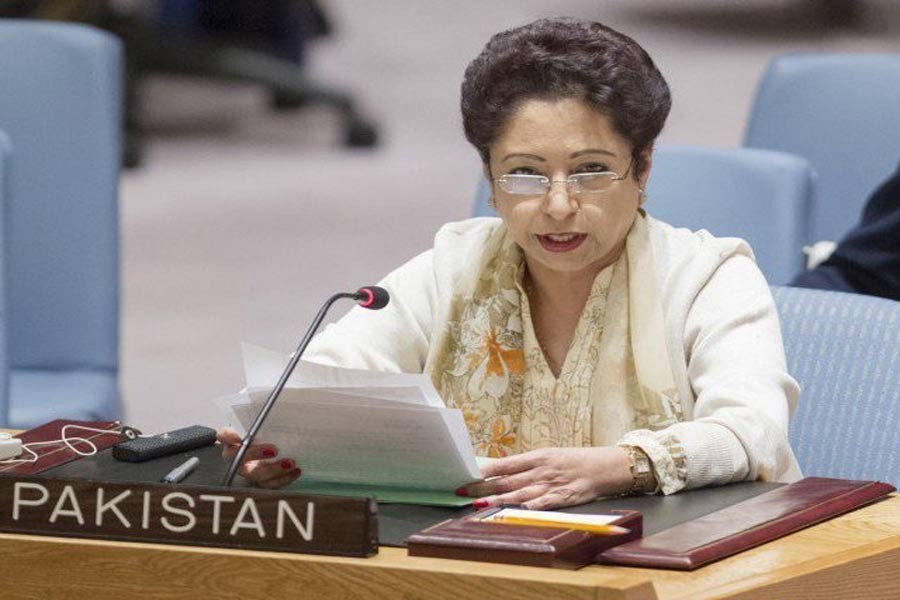 Pakistan's Ambassador to the United Nations (UN) Maleeha Lodhi,photo collected