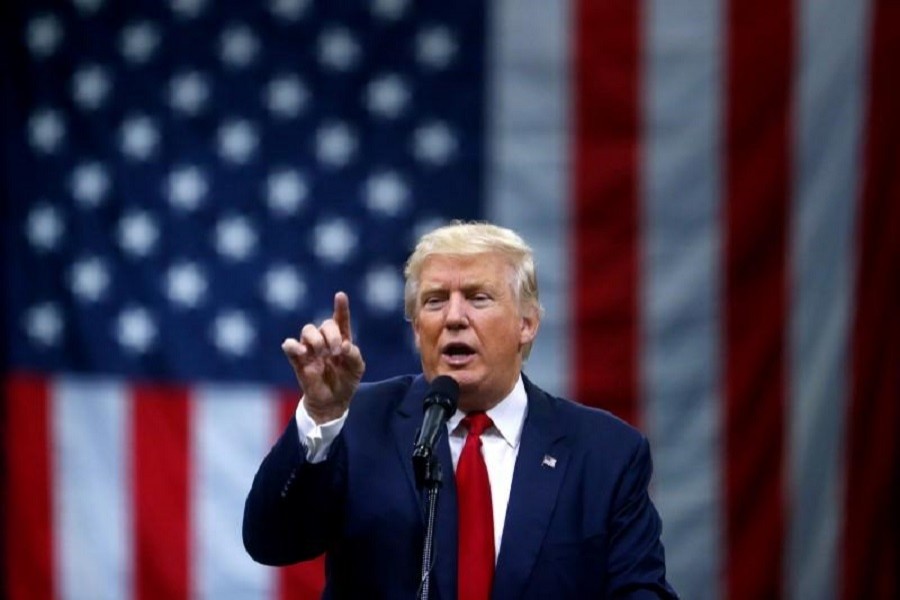 Republican US Presidential nominee Donald Trump attends a campaign event at the Greater Columbus Convention Center in Columbus, Ohio August 1, 2016. Reuters/File Photo