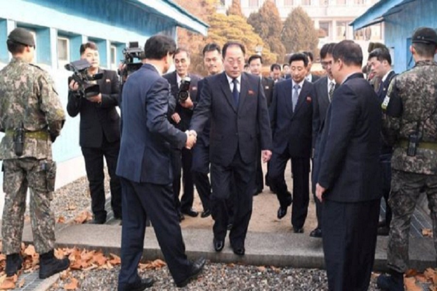 North and South met for the first high-level talks in two years - against a backdrop of mounting military tension. Photo: Reuters