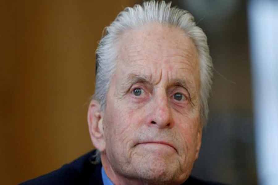 US actor and UN Messenger for Peace Michael Douglas attends a news conference on nuclear disarmament a the United Nations European headquarters in Geneva, May 12, 2016. Photo: Reuters