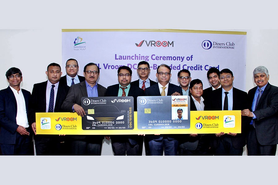 The launching ceremony of co-branded Diners Club International Auto Credit Card and Diners Club International Fuel Card at a city hotel recently.