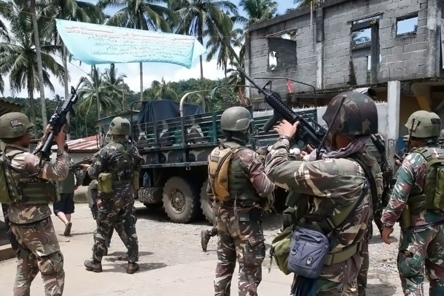 Philippines government troops prepare to head to the frontline as fighting with Muslim militants in Marawi city continued in southern Philippines. (AP photo used for representational purpose)