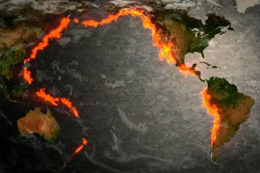 Scientists term Ring of Fire's volcanic activity as normal