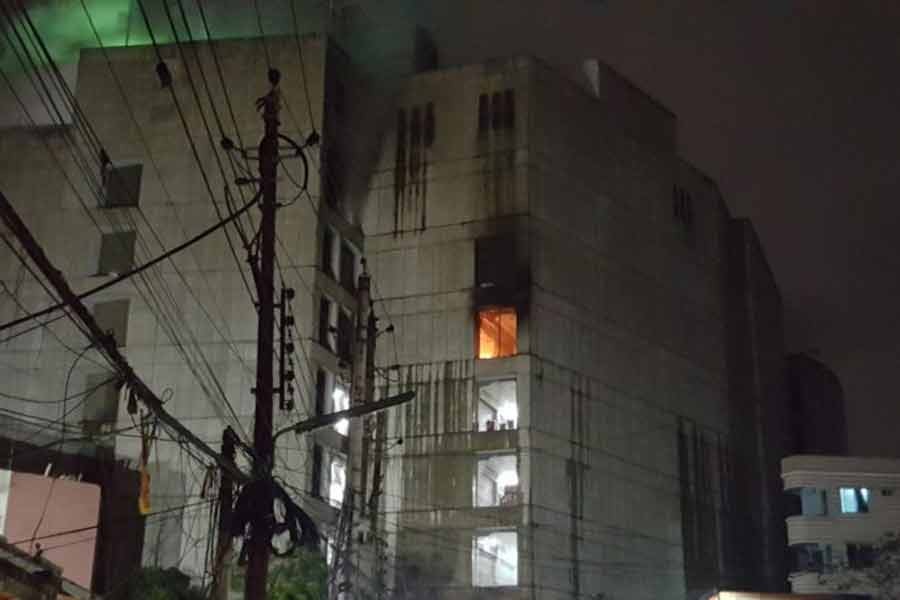 Fire-fighters douse City Heart blaze