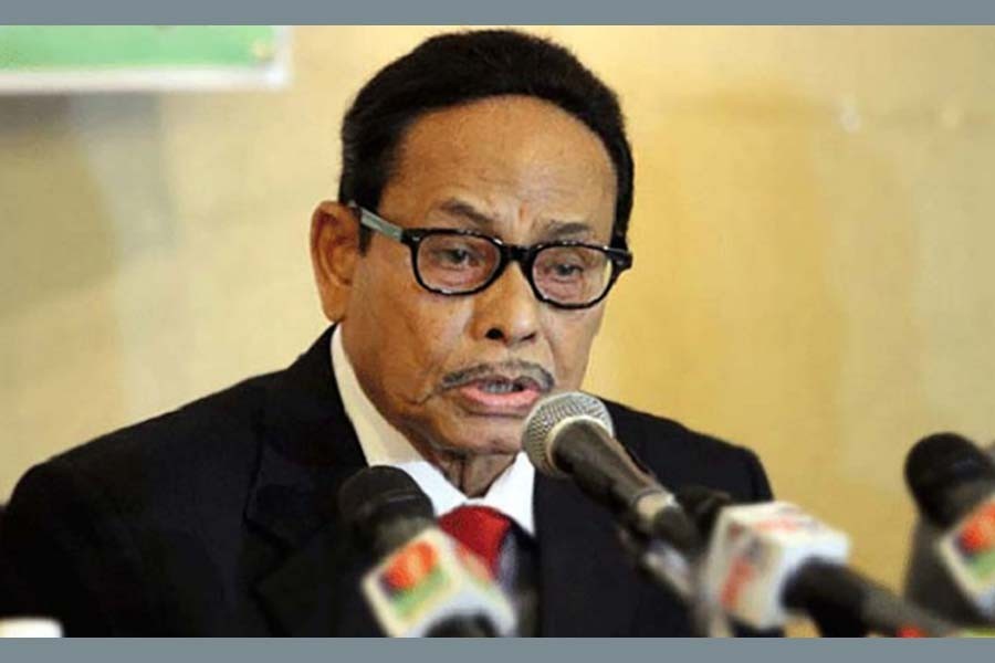 Ershad says no trust in caretaker government