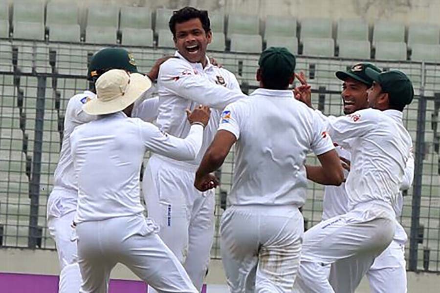 Razzak took four wickets on his return to test cricket