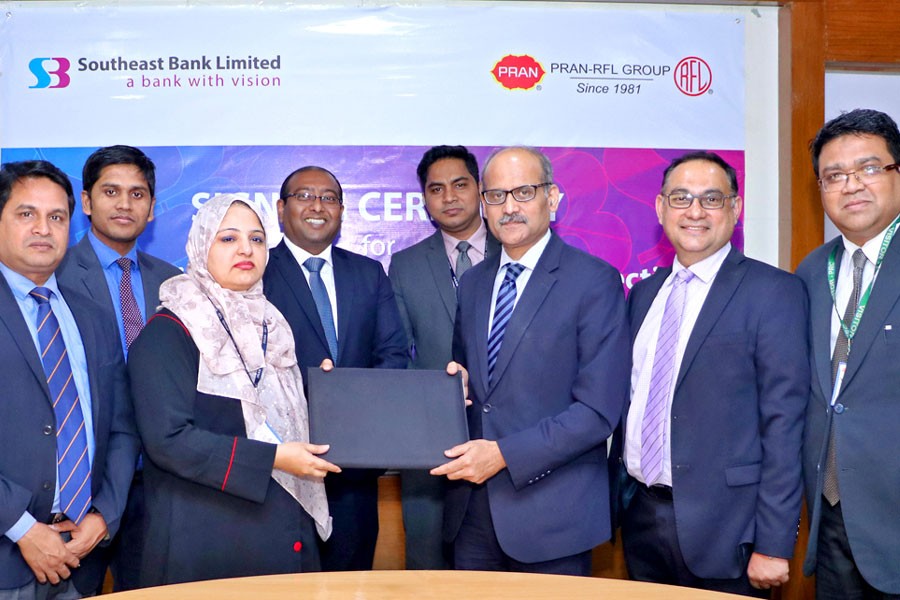 Southeast Bank inks MoU with PRAN-RFL