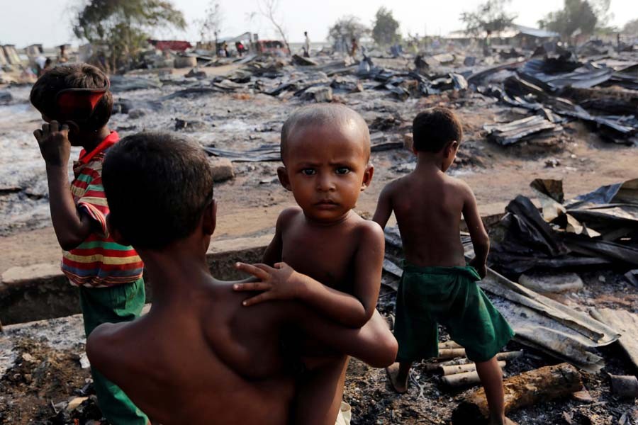 Myanmar 'bulldozing Rohingya mass grave’ to hide evidence