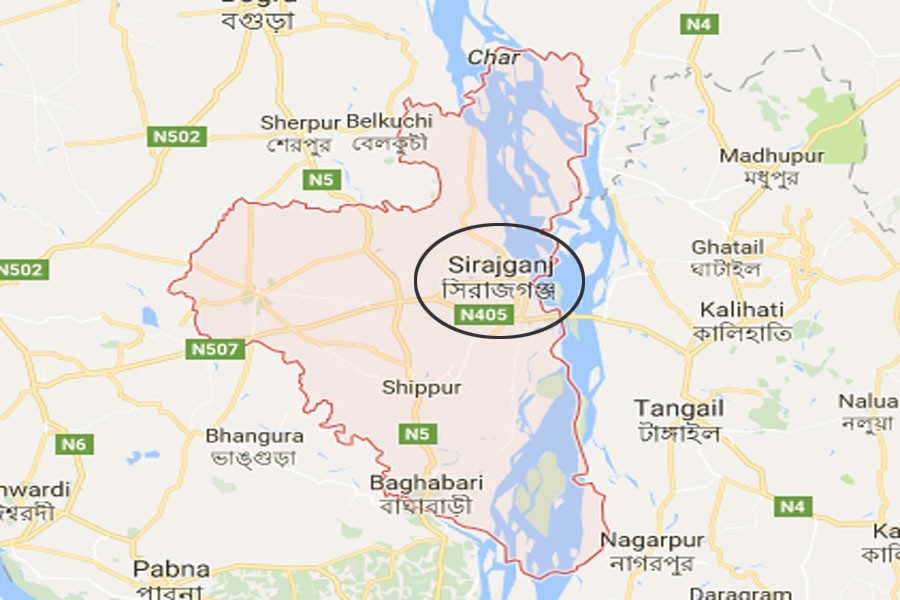 Two die in Sirajganj road crash