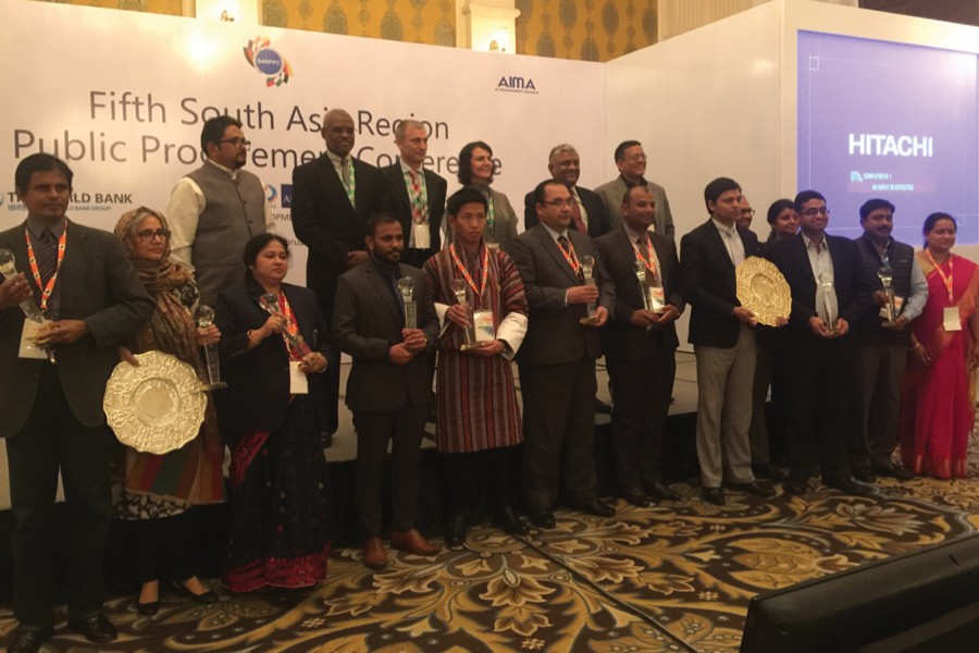 Dhaka wins S Asia Procurement Innovation Award