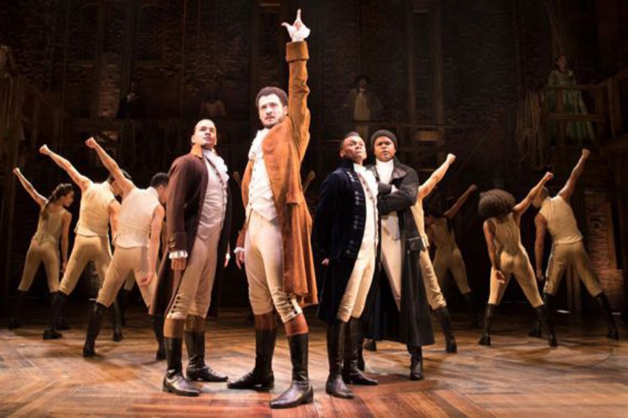 Hit hip-hop musical Hamilton has made Olivier awards history by receiving a record 13 nominations.  BBC/File Photo