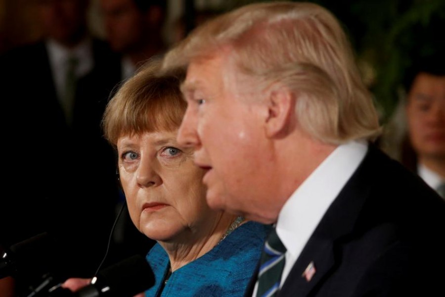 Merkel urges US steel tariffs exemption for EU