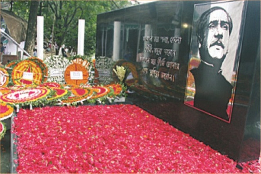Homage to Bangabandhu on his birthday