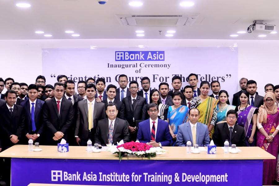 Bank Asia inaugurates orientation course for tellers