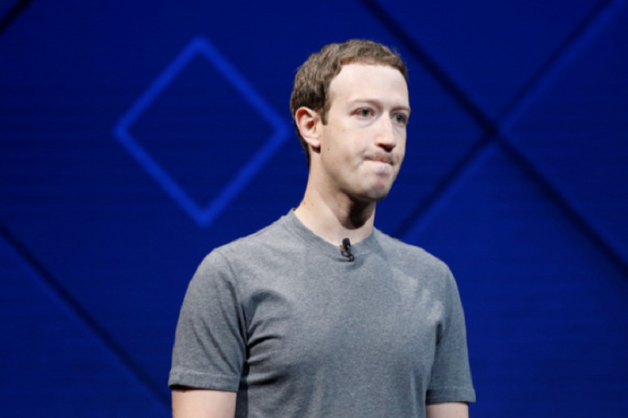 Facebook Founder and CEO Mark Zuckerberg speaks on stage during the annual Facebook F8 developers conference in San Jose, California, US, April 18, 2017. Reuters/Files