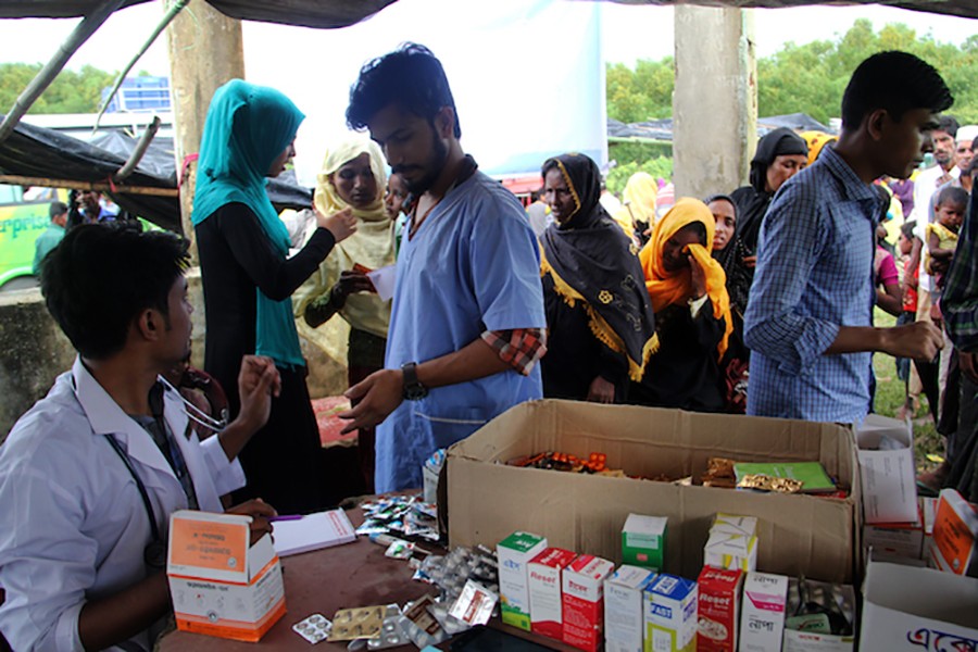 US provides 1m health products for Rohingyas