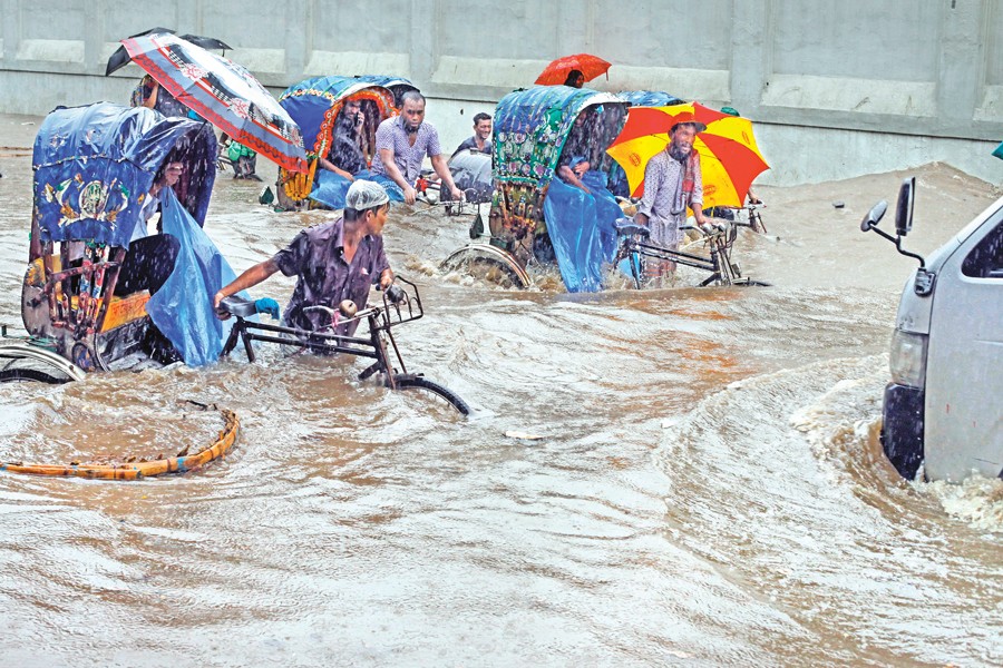 City dwellers unlikely to get rid of   waterlogging during next monsoon