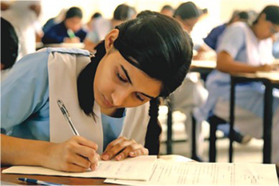 A total of 13,11,457 examinees from 8,864 educational institutions will appear in the examinations this year. UNB/File Photo