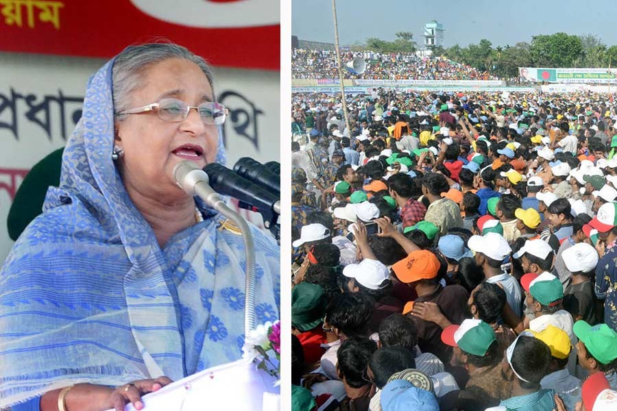 PM seeks support for taking BD to dignified position