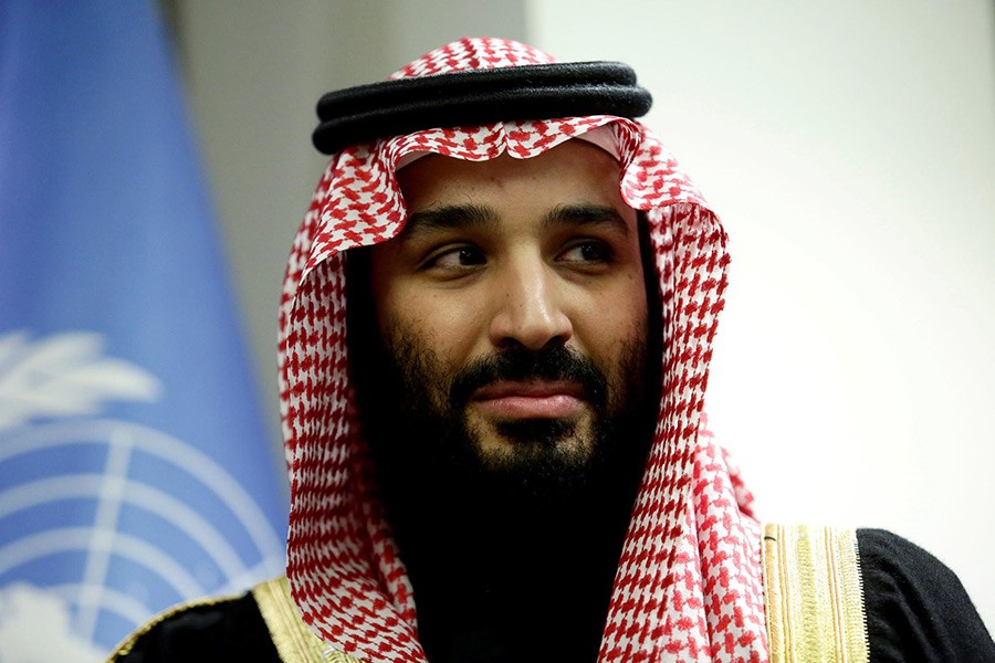 Reuters file photo shows  Saudi Arabia's Crown Prince Mohammed bin Salman Al Saud