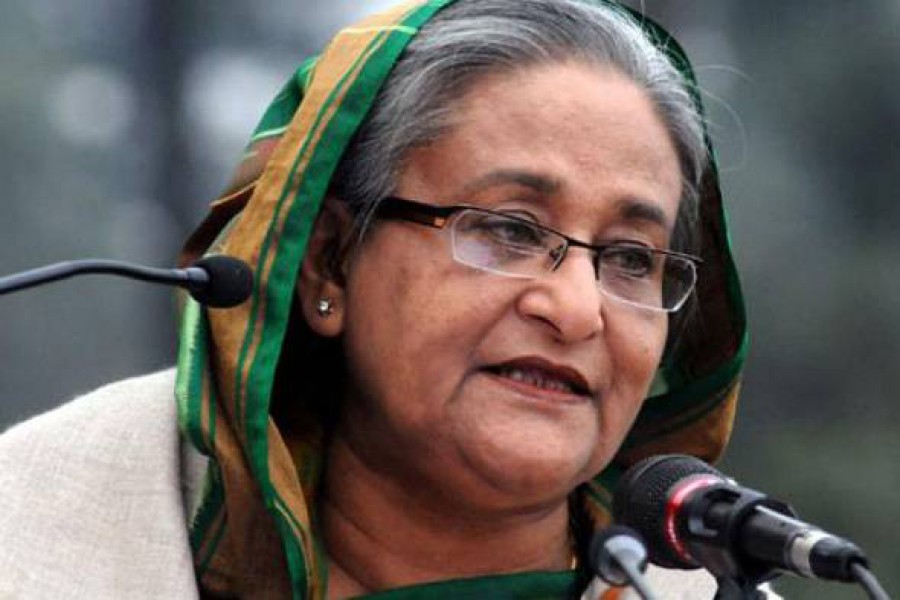 Prime Minister Sheikh Hasina. File Photo