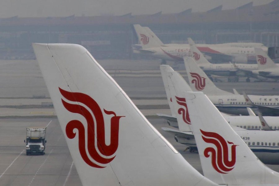 Flights of Air China are parked on the tarmac of Beijing Capital International Airport in Beijing, China, March 28, 2016. Reuters photo used for representation.