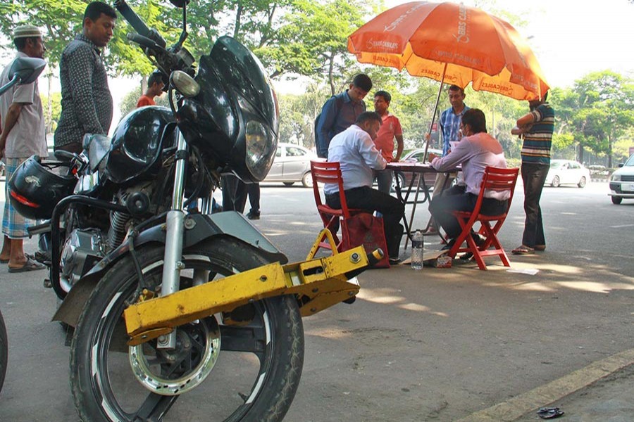 Drive underway against unfit vehicles