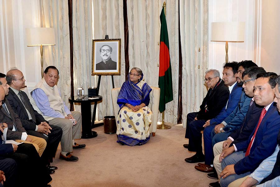 BNP-Jamat carrying out propaganda against BD: PM