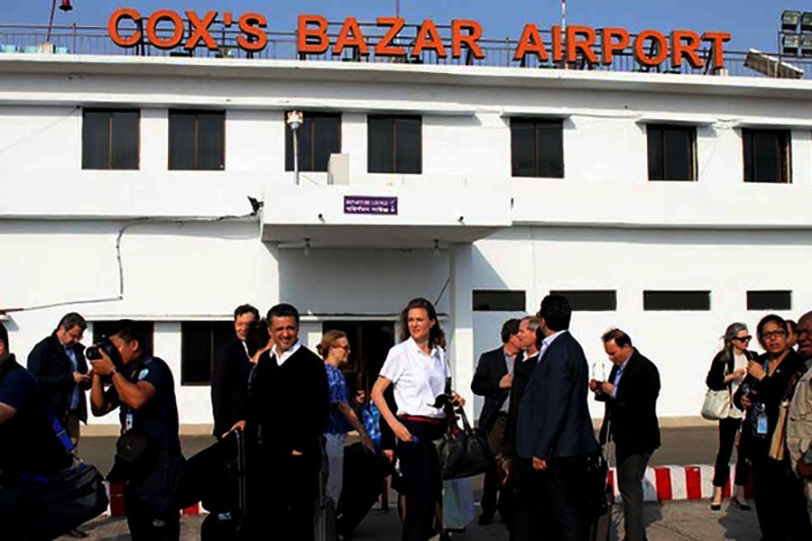 UNSC delegation arrives in Cox's Bazar