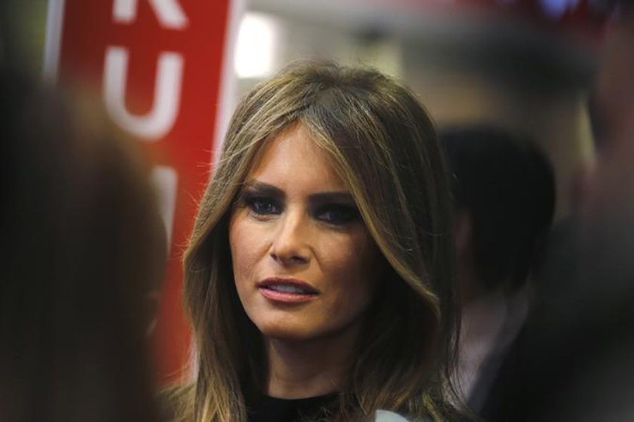 Reuters file photo shows US First Lady Melania Trump