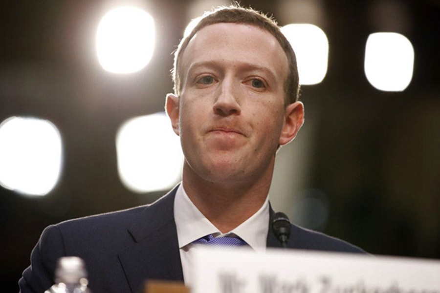 Facebook Chief Executive Mark Zuckerberg seen in this AP file photo