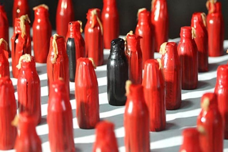 Cops arrest two with 33 crude bombs in city